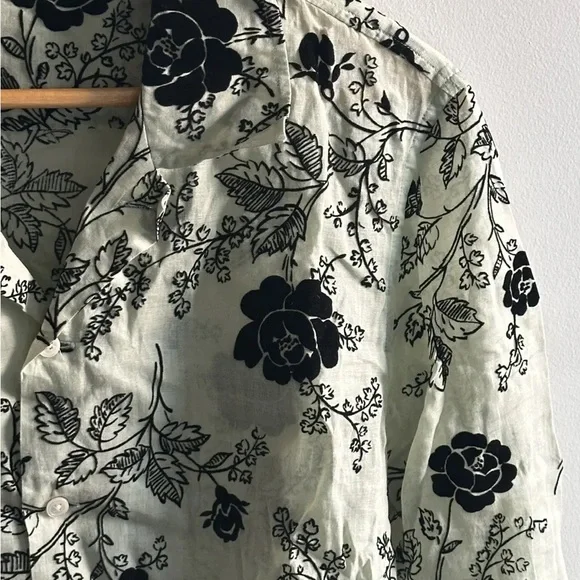 Bode Floral Long Sleeve Shirt